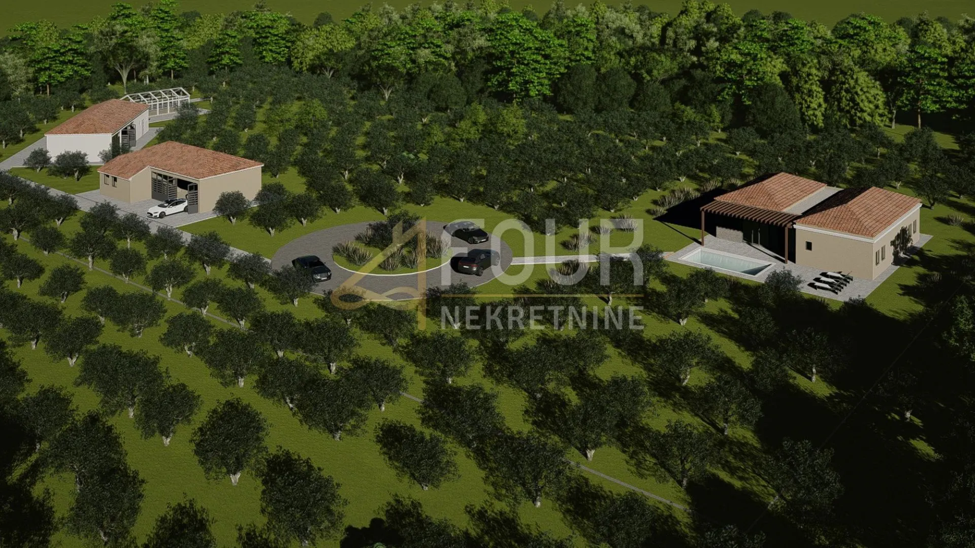 istra, barban - okolica, imanje od 14.050m2 s četiri objekta - slika 5