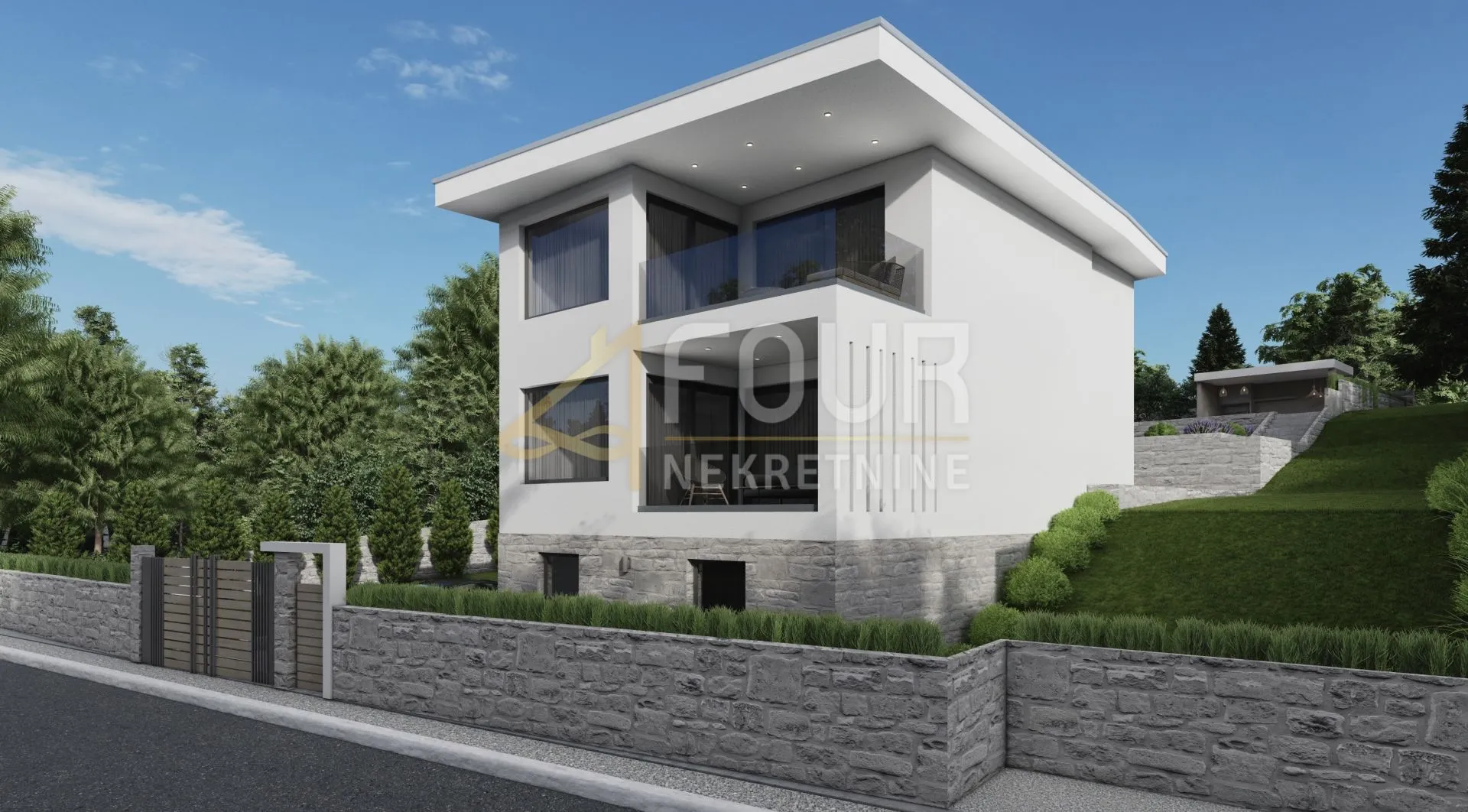 kostrena, zemljište 898m2 s građevinskom dozvolom - slika 6