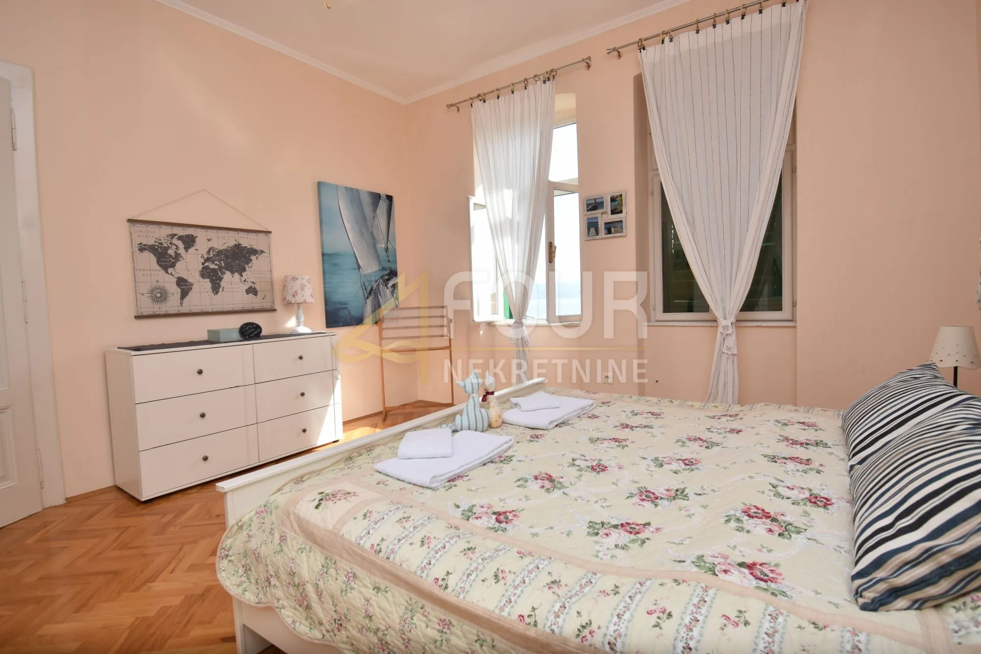 opatija, etaža, 60.40m2, 1s+db, balkon+terasa, pogled na more - slika 11