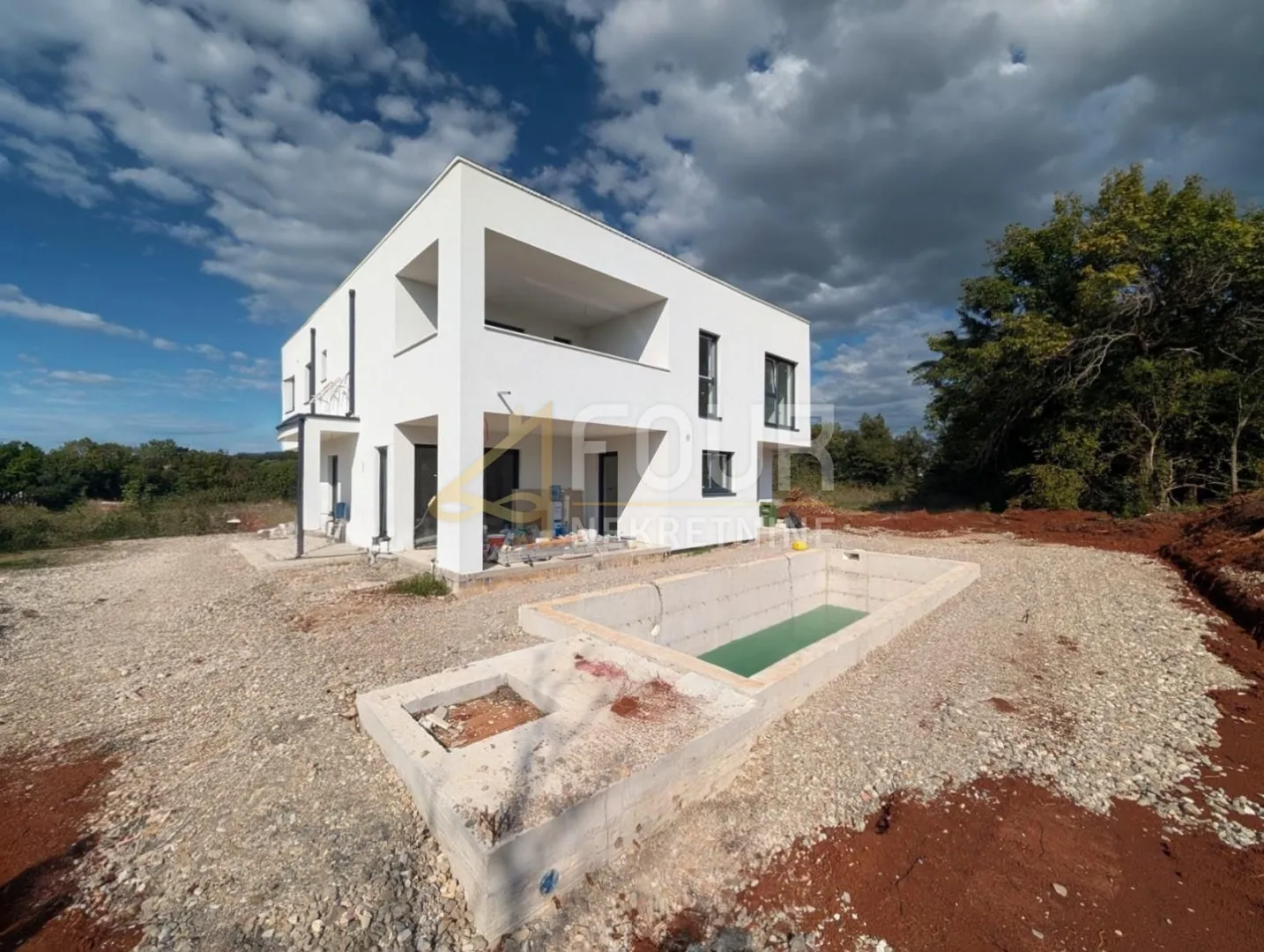 istra, loborika, novogradnja, kuća s bazenom - slika 2