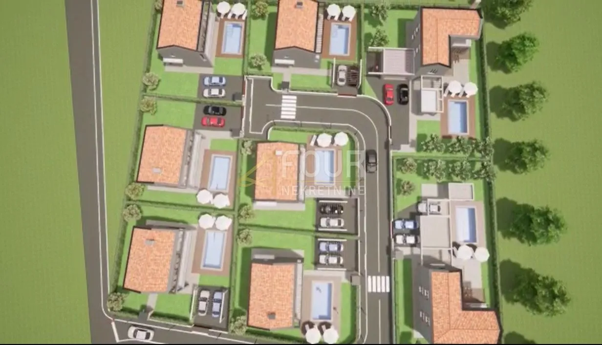 istra, buje, zemljište s idejnim projektom za 8 vila - slika 6