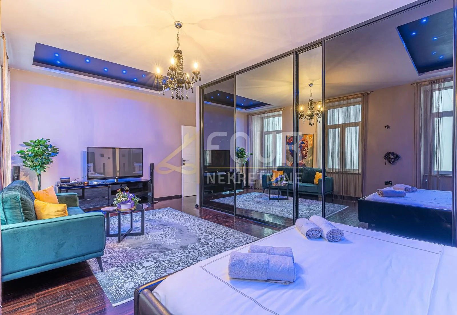 najam, rijeka, centar, 101.20m2, 2s+db, pogled na more - slika 7