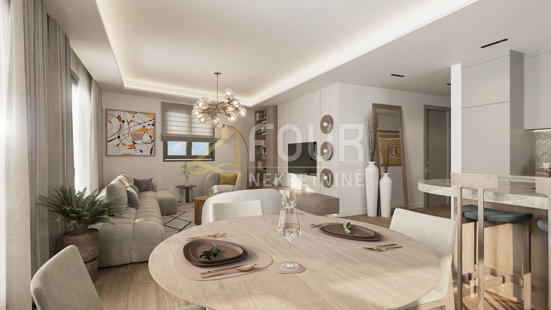 rijeka, kantrida, luksuzna novogradnja, 123.9m2, 3s+db, terasa - slika 4