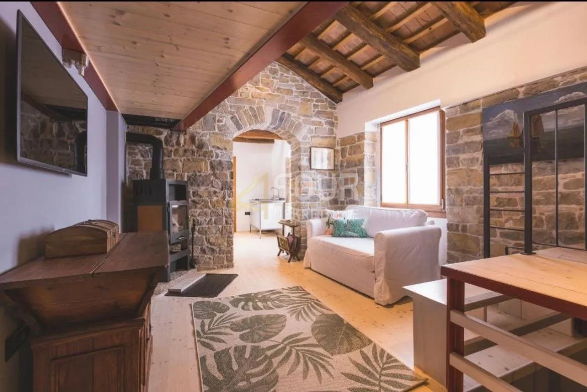 istra, oprtalj, šarmantna kamena vila, 3 apartmana - slika 2