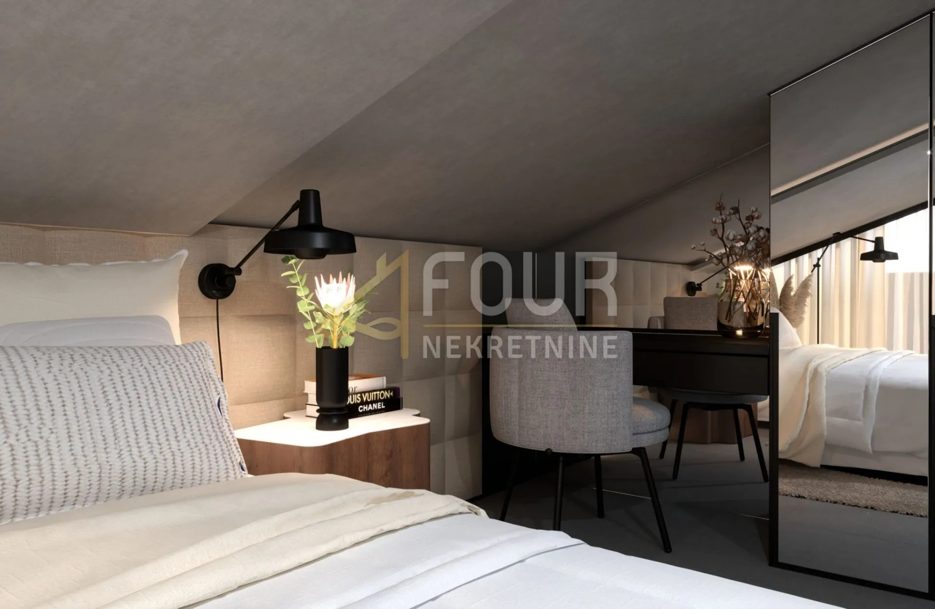 opatija, volosko, luksuzan penthouse, 178.98m2, 3s+db, pogled na more - slika 3