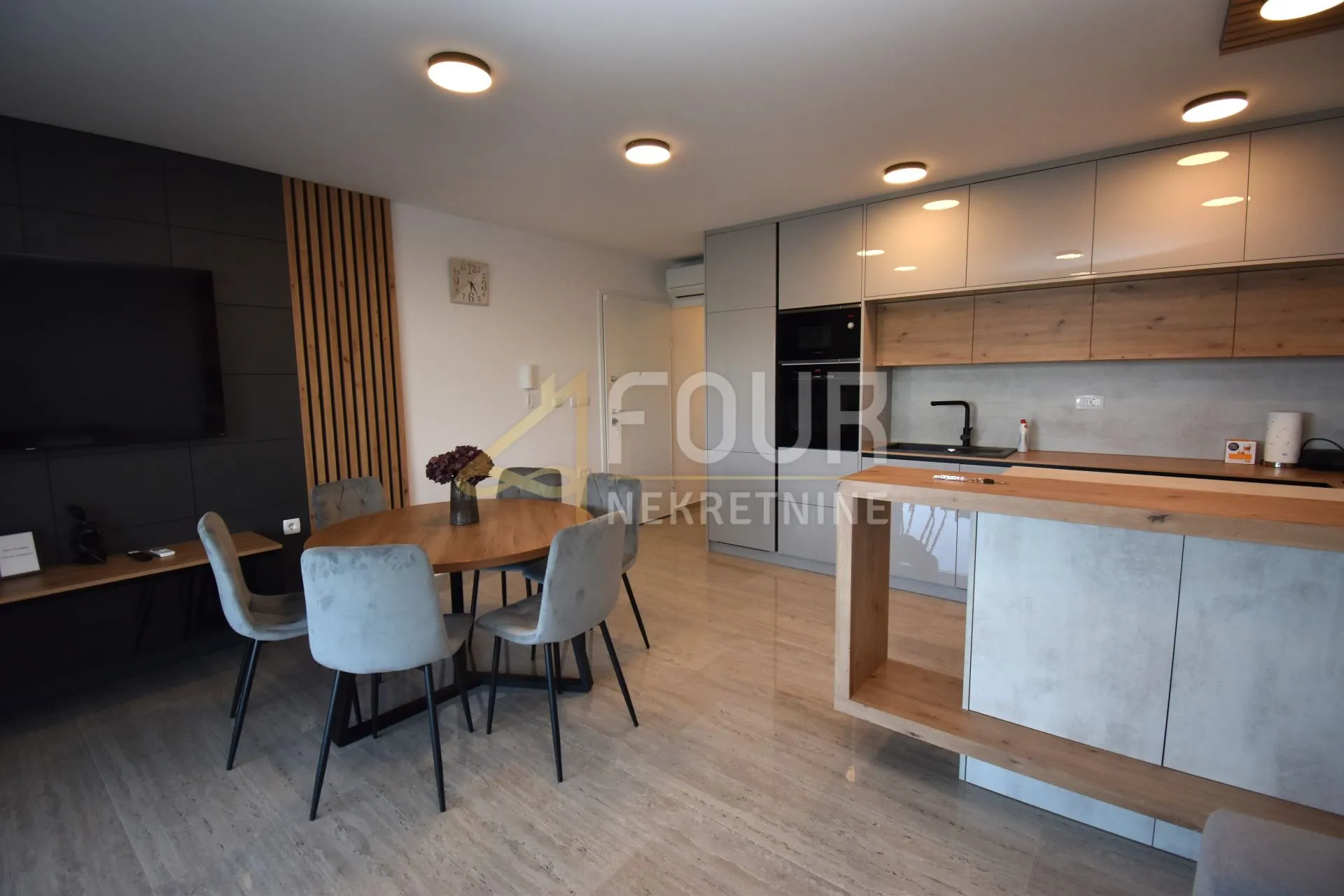 otok krk, malinska, novogradnja, 88.42m2, 3s+db, bazen, okućnica - slika 7