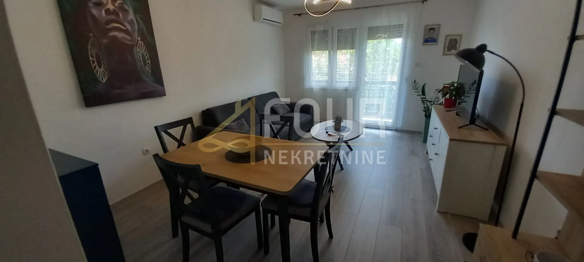 rijeka, donja drenova, 47.75m2, modreno uređen stan, balkon - slika 2