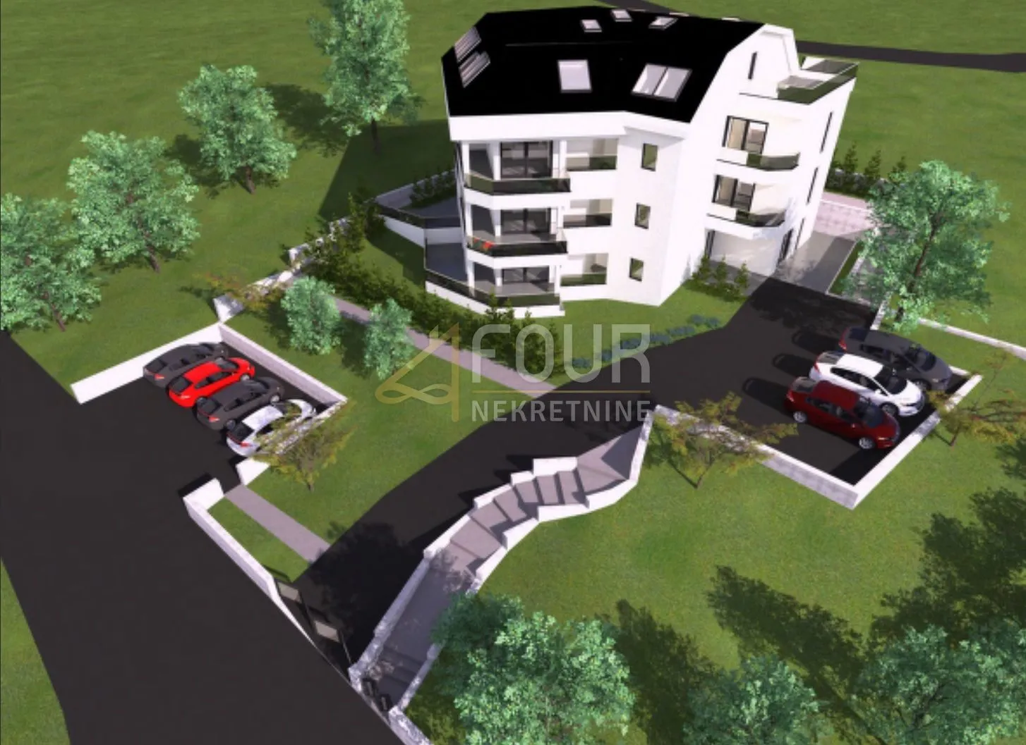opatija, ičići, novogradnja, 2s+db, panoramski pogled - slika 2