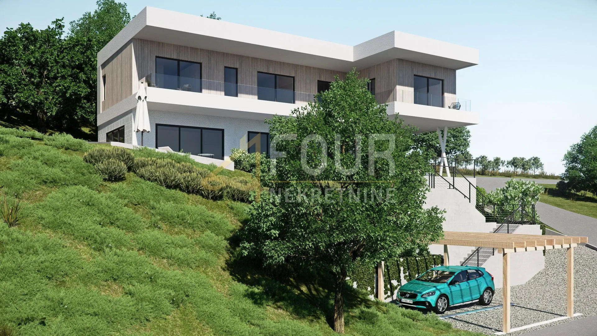 opatija, novogradnja, vila s bazenom i panoramskim pogledom - slika 4