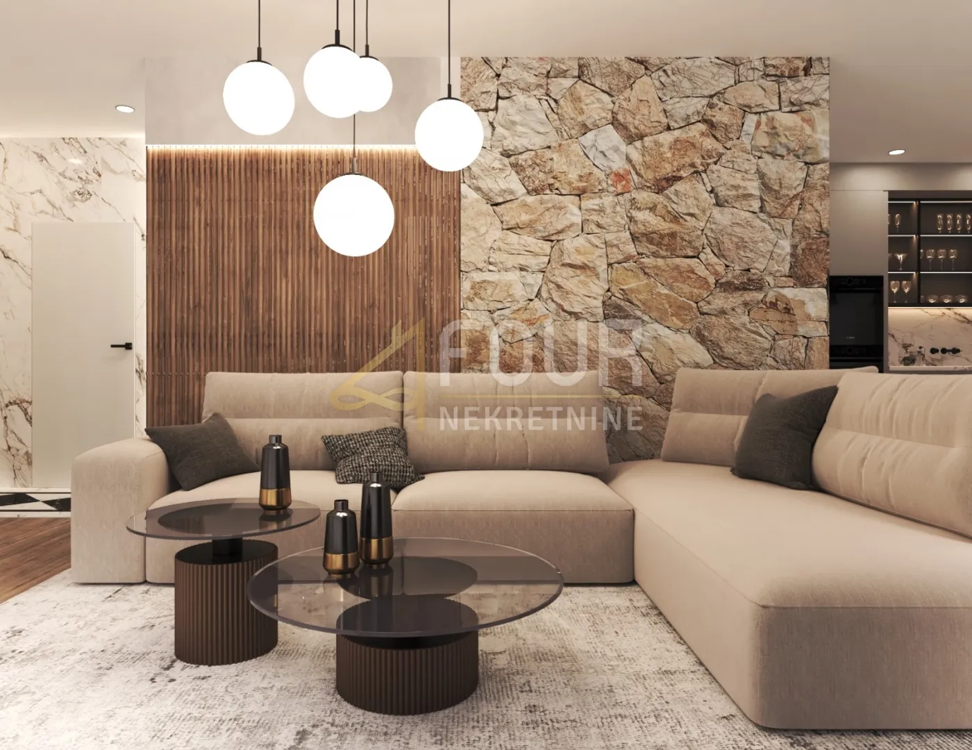 opatija, pobri, novogradnja, luksuzni penthouse, okućnica, panoramski pogled - slika 4