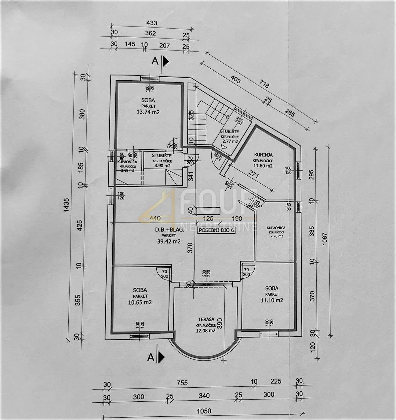 otok krk, njivice, 2s+db+studio apartman, 500m od mora - slika 13