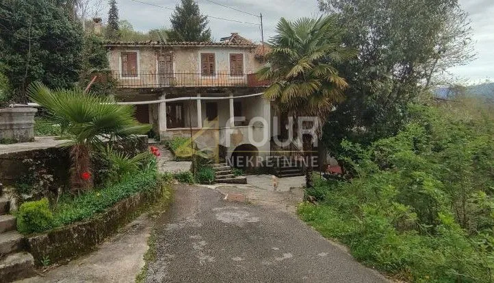 matulji, imanje s pogledom na more, kuća i 2 pomoćna objekta na zemljištu od 12.974m2 - slika 2