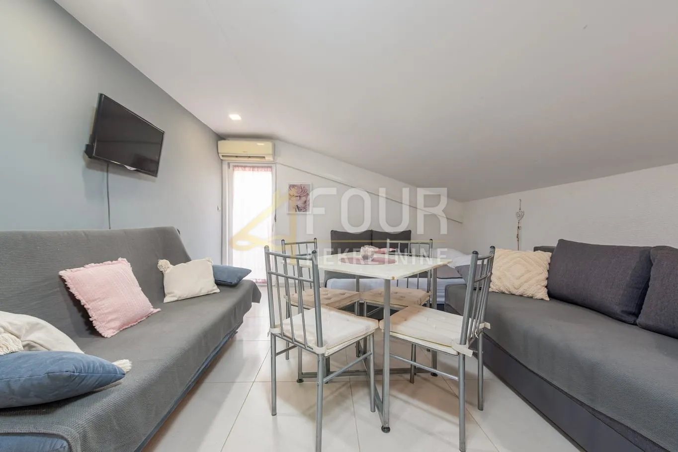 karlobag, cesarica, garsonijera 24.52m2, terasa, pogled na more - slika 3