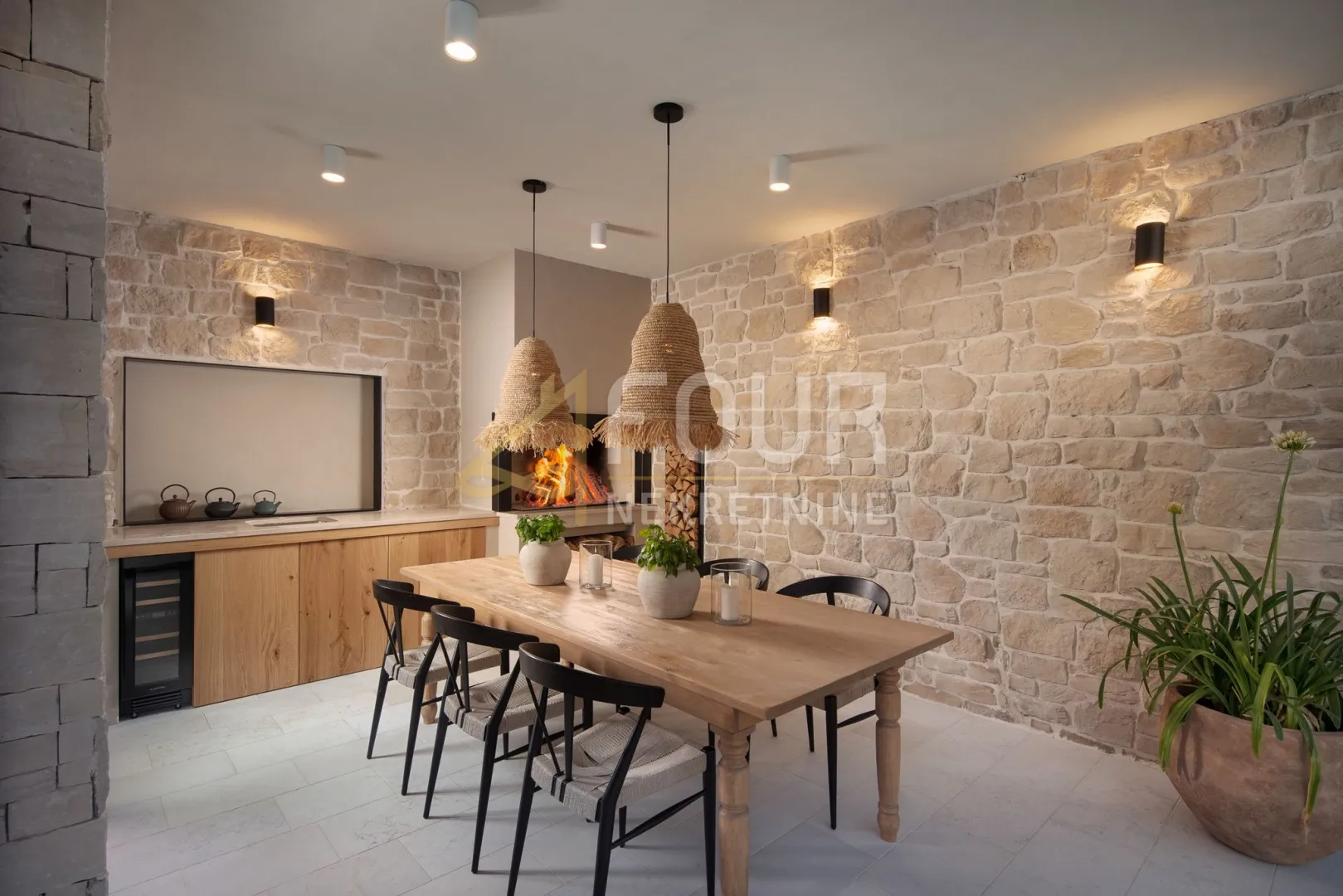 istra, tinjan, samostojeća vila s bazenom, pogled na more - slika 7