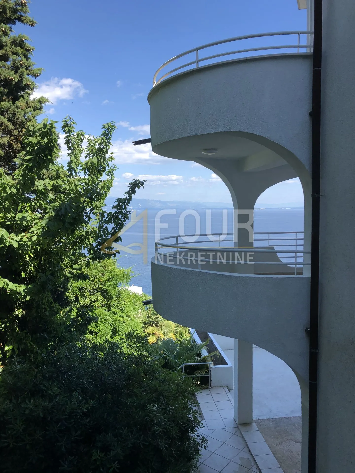 opatija, vila s 3 stana, otvoren pogled na more - slika 3