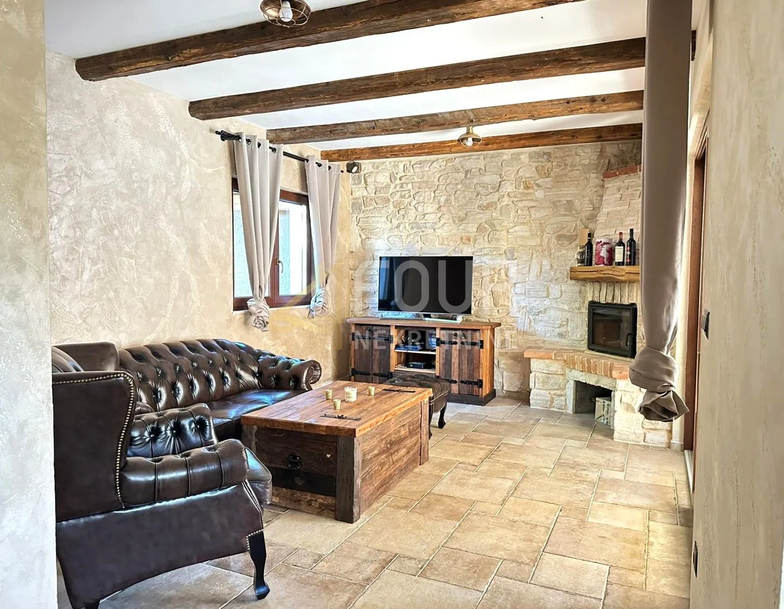 otok krk, soline - okolica, novogradnja s bazenom 149.76m2, konoba - slika 6
