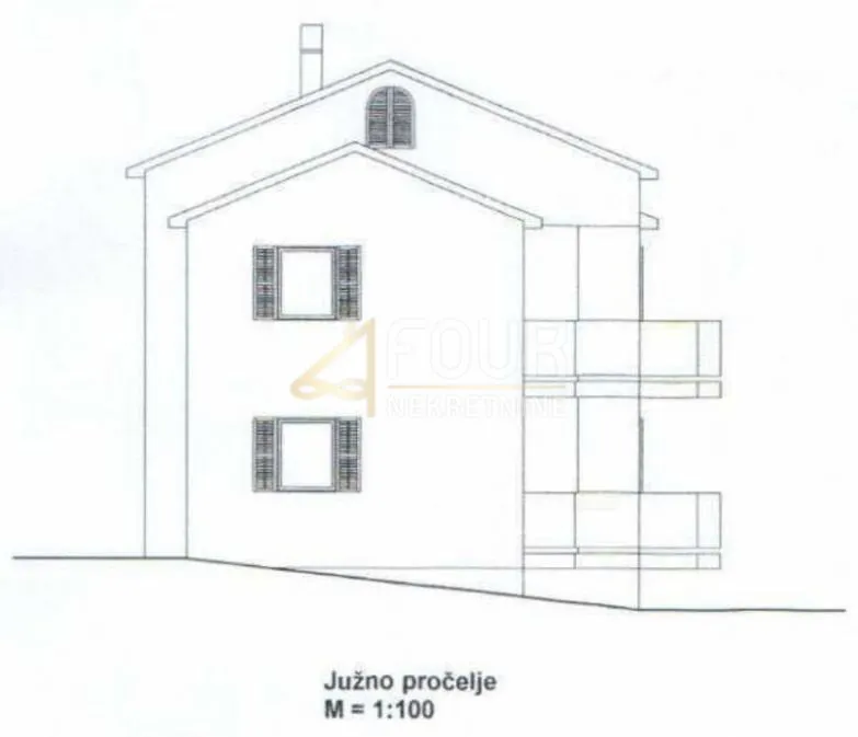 oprić, 567m2, građevinsko zemljište s projektom - slika 6