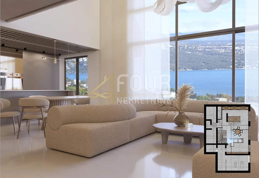 opatija, projekt - moderna vila s bazenom i pogledom na more - slika 4