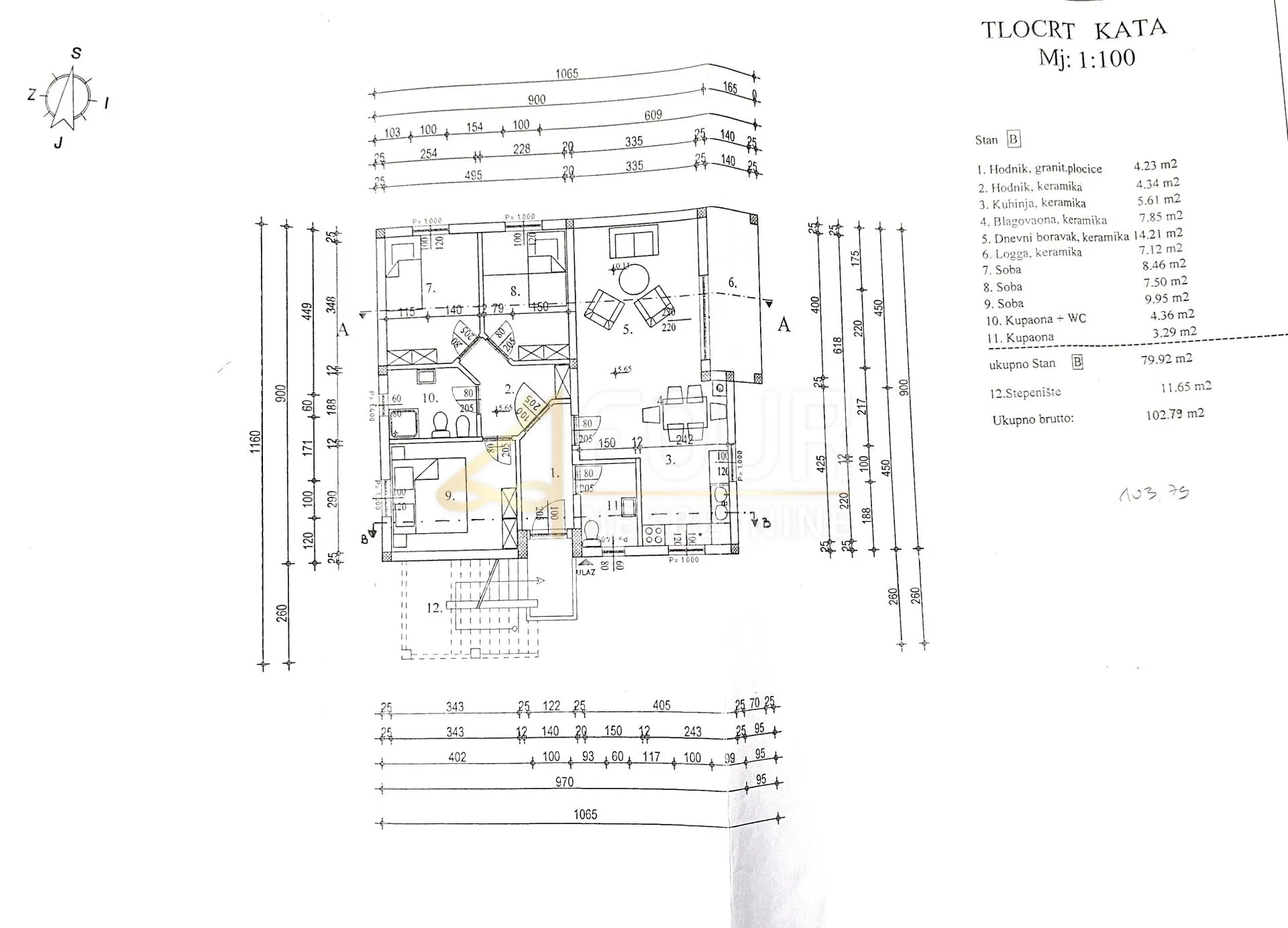 kastav, građevinsko zemljište za kuću s 2 stana - slika 10