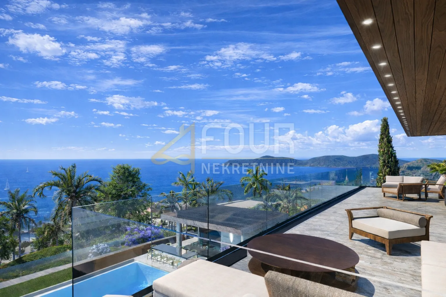 Opatija, Pobri, novogradnja, luksuzni penthouse, okućnica, panoramski pogled - Pobri, Opatija