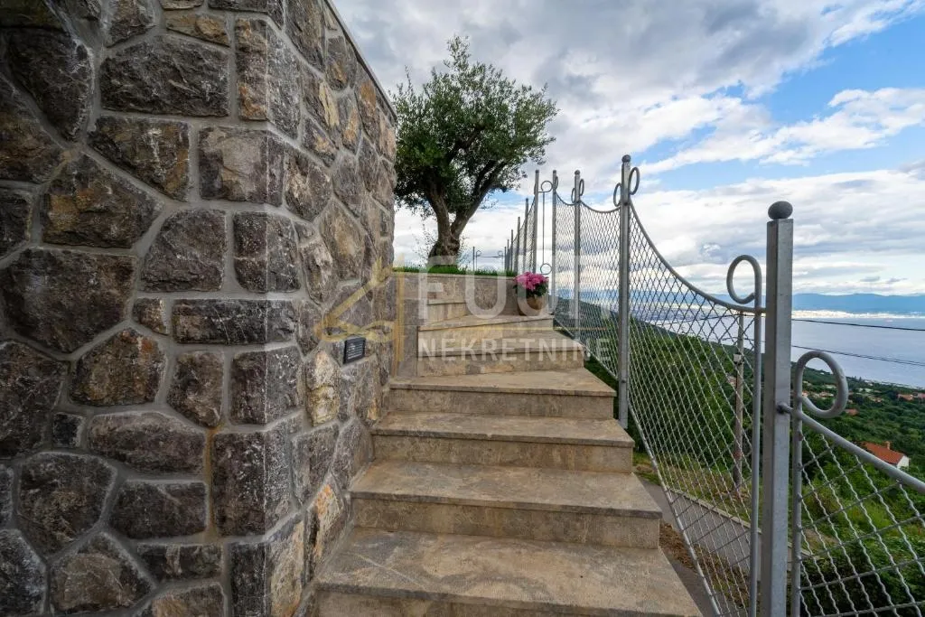 opatija, poljane, kuća s bazenom i panoramskim pogledom na more - slika 22