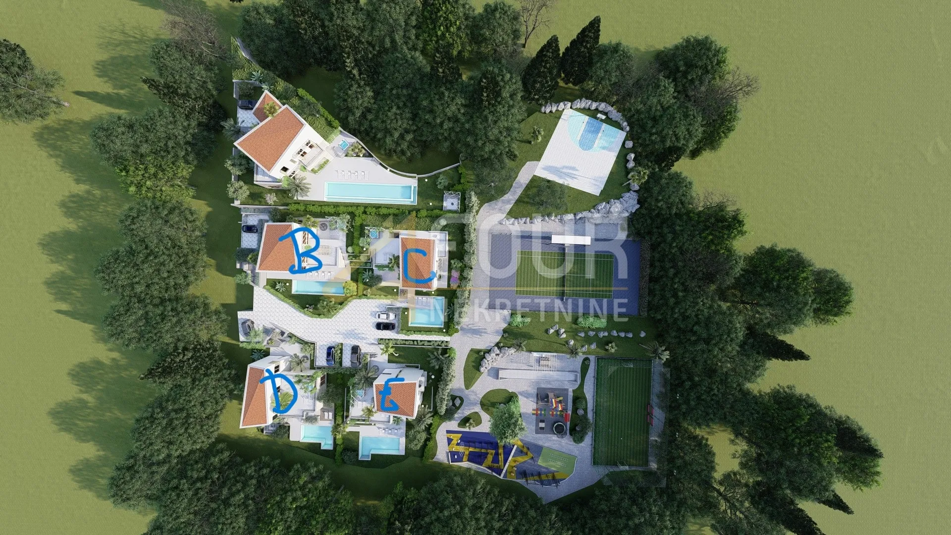otok krk, malinska - okolica, samostojeća kuća s bazenom - slika 6