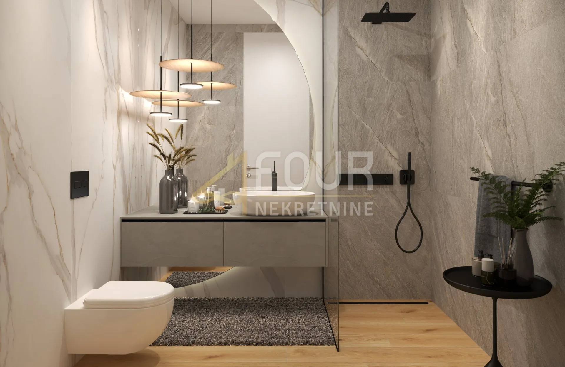 opatija, volosko, luksuzni stan, 109.48m2, 2s+db, terasa, pogled na more - slika 15