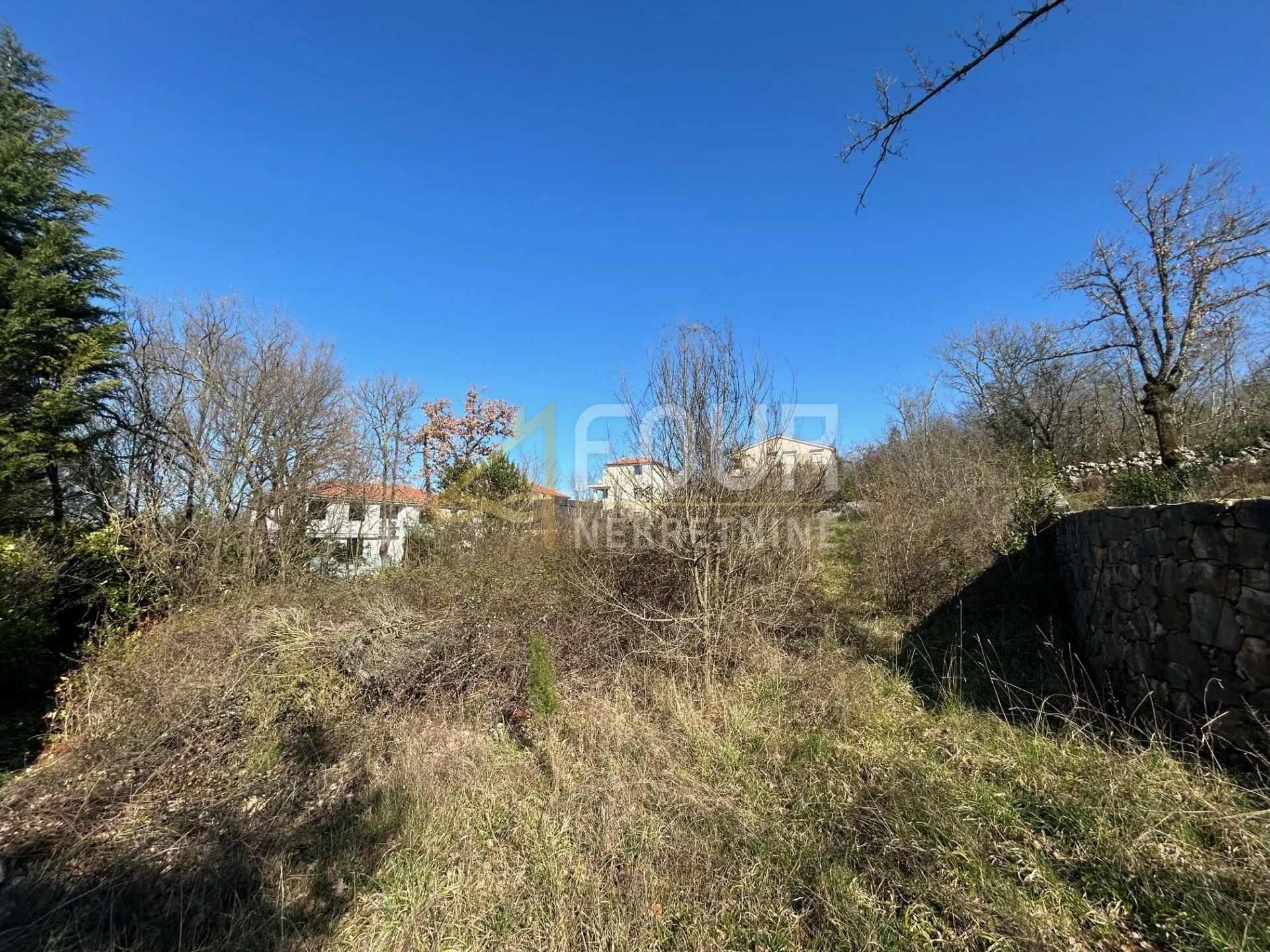 Otok Krk, Malinska - Vantačići, građevinsko zemljište 1.039m2 - Vantačići, Malinska-Dubašnica