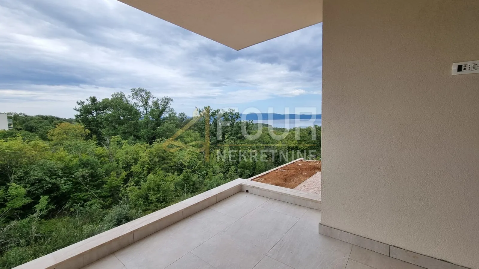 otok krk, njivice, 2s+db, novogradnja, pogled na more - slika 3