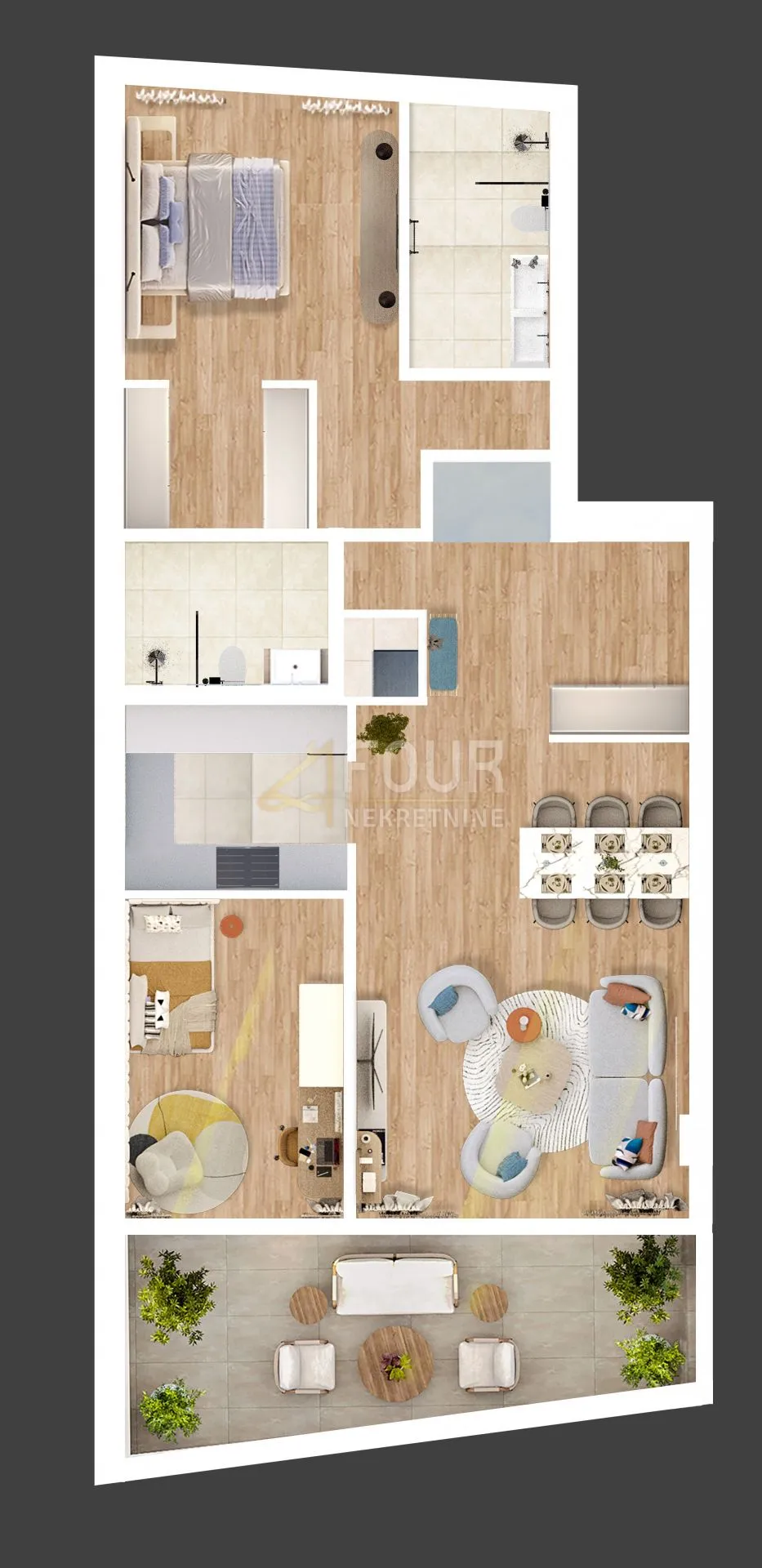 rijeka, kantrida, luksuzna novogradnja, 109.5m2, 2s+db, terasa - slika 7