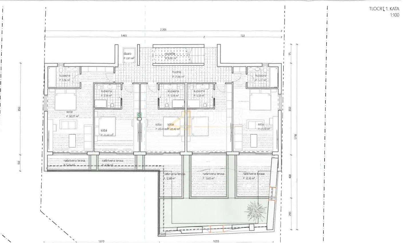 istra, savudrija, građevinsko zemljište od 1.035m2 za izgrdanju moderne vile - slika 3