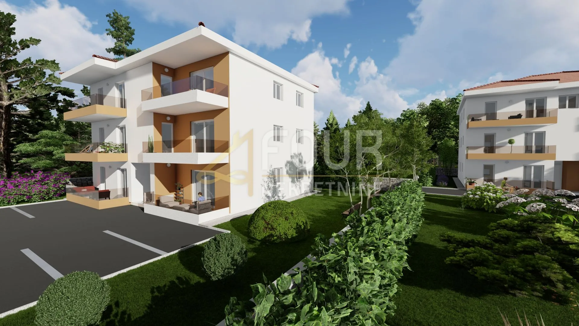 viškovo, kvalitetna novogradnja, 83.80m2, 3s+db, balkon - slika 4