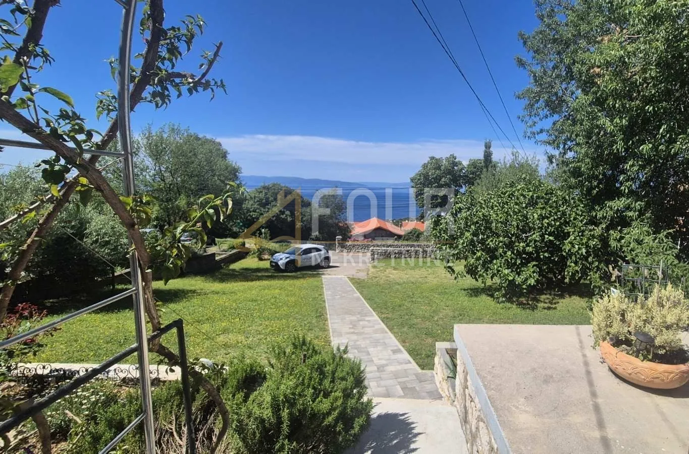 Kostrena, samostojeća kuća s okućnicom, pogled na more - Rožmanići, Kostrena