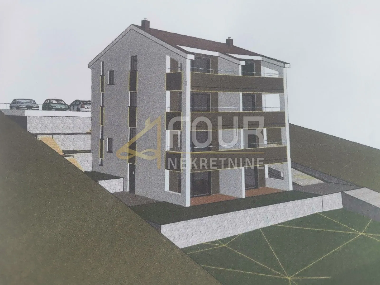 crikvenica, dramalj, novogradnja, 88.62m2, dvoetažni stan - slika 7