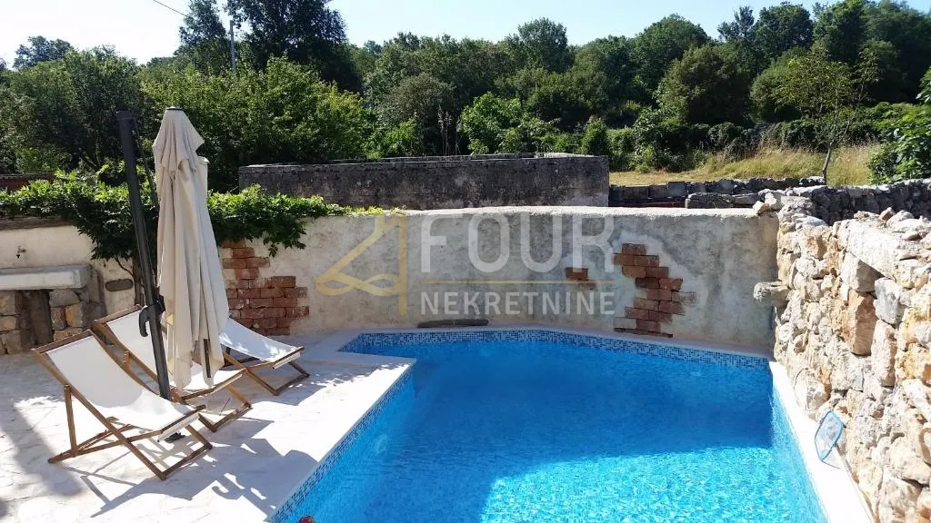 otok krk, malinska - okolica, kuća u nizu s bazenom - slika 30