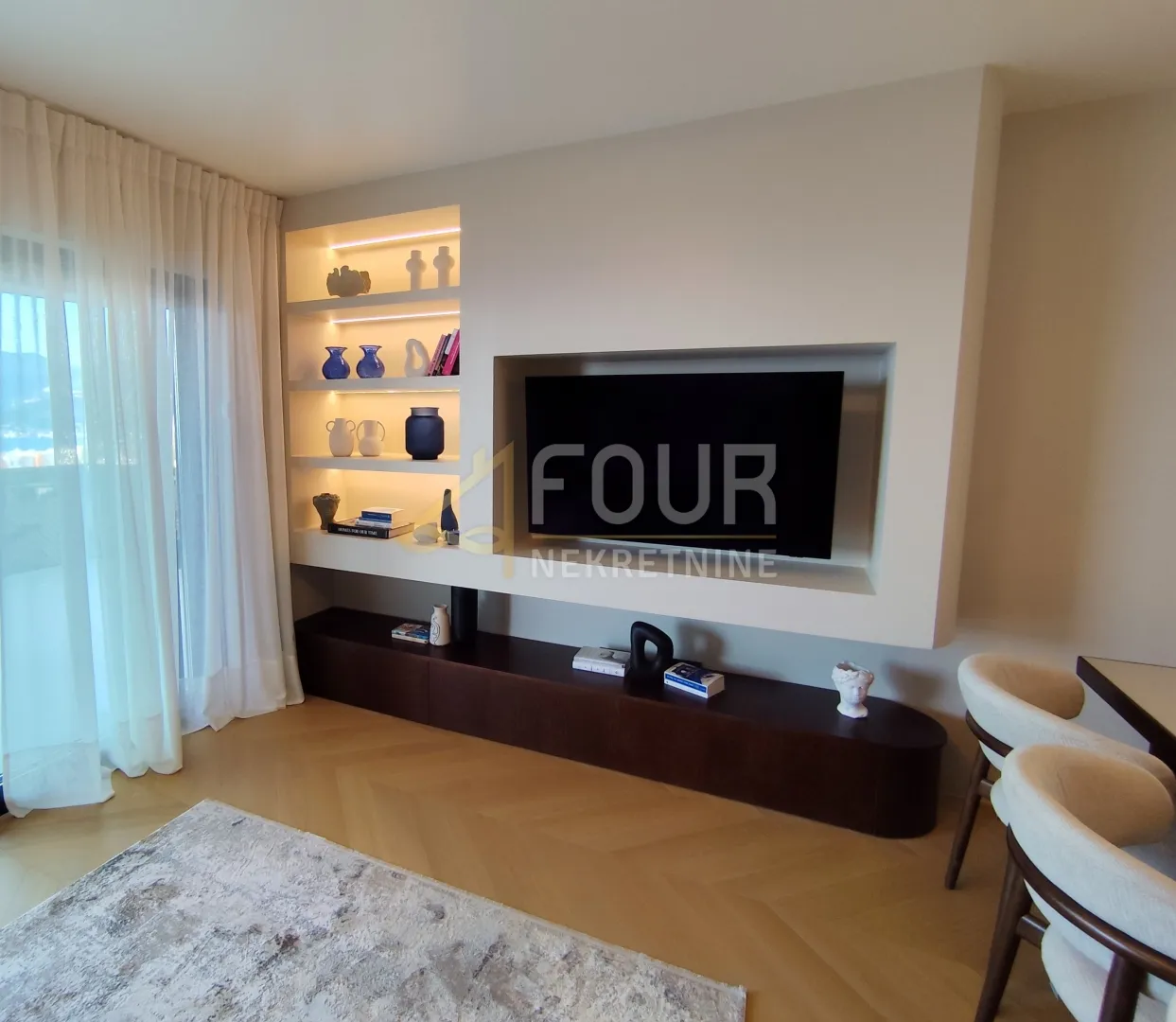 rijeka, srdoči, 2s+db, 69.40m2, terasa, okućnica, pogled na more - slika 11