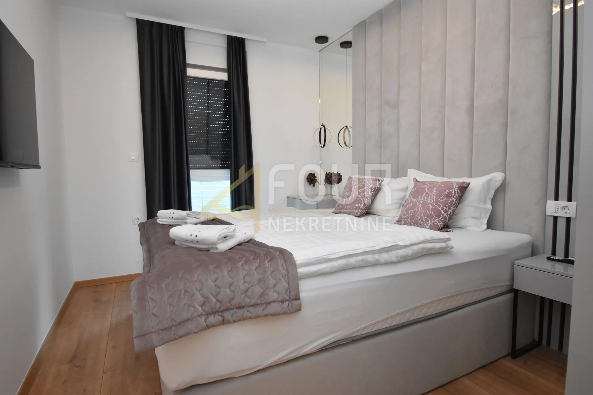 otok krk, malinska, novogradnja, 88.42m2, 3s+db, bazen, okućnica - slika 12