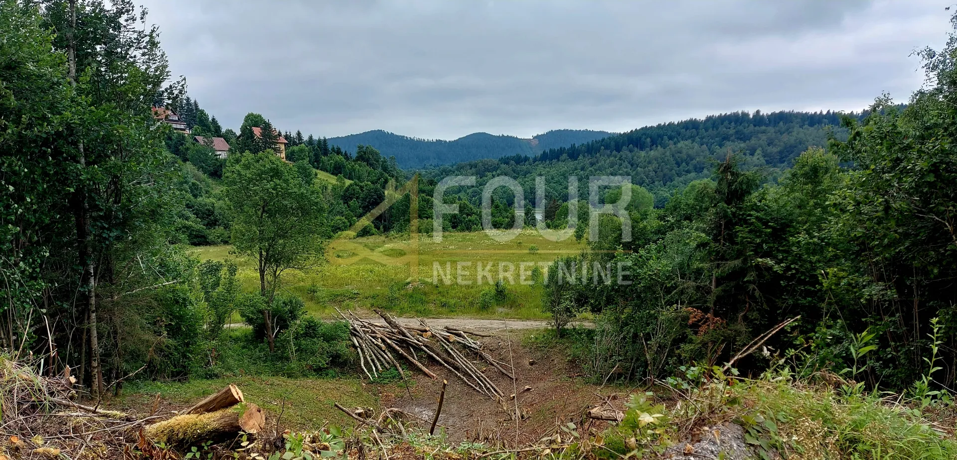gorski kotar, fužine, građevinsko zemljište 1.034m2 u blizini jezera! - slika 1