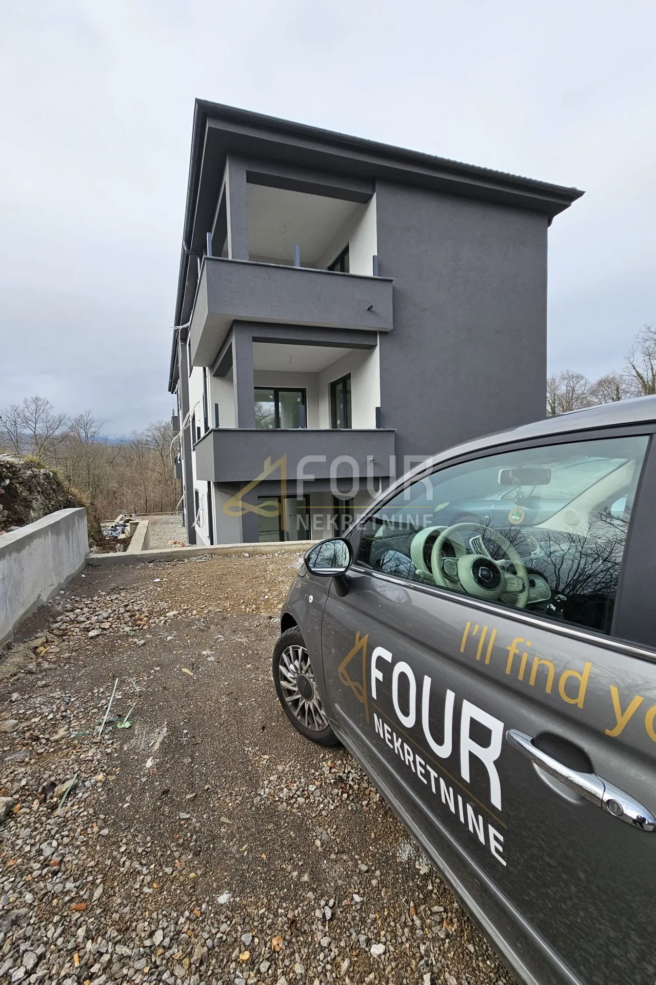 Matulji, Jušići, novogradnja, 64.55m2, 2s+db - Jušići, Matulji