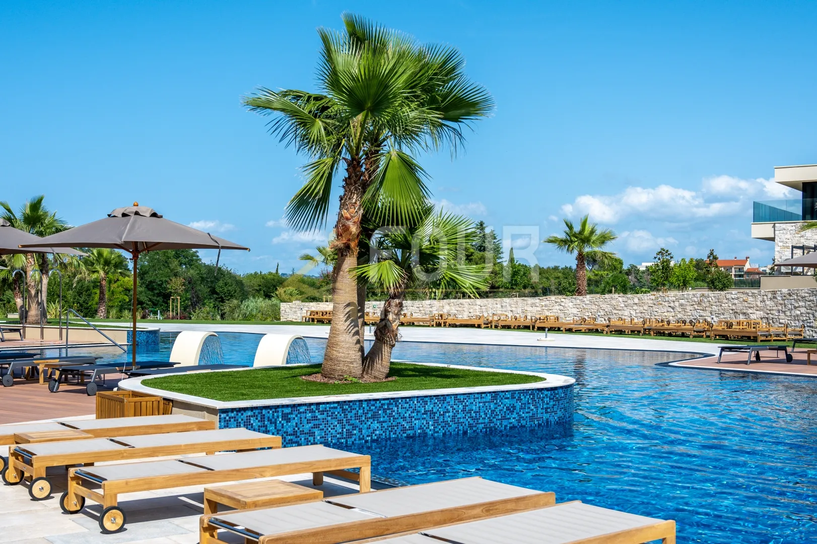 istra, umag - okolica, apartman - luksuzni resort, 1. red do mora - slika 2