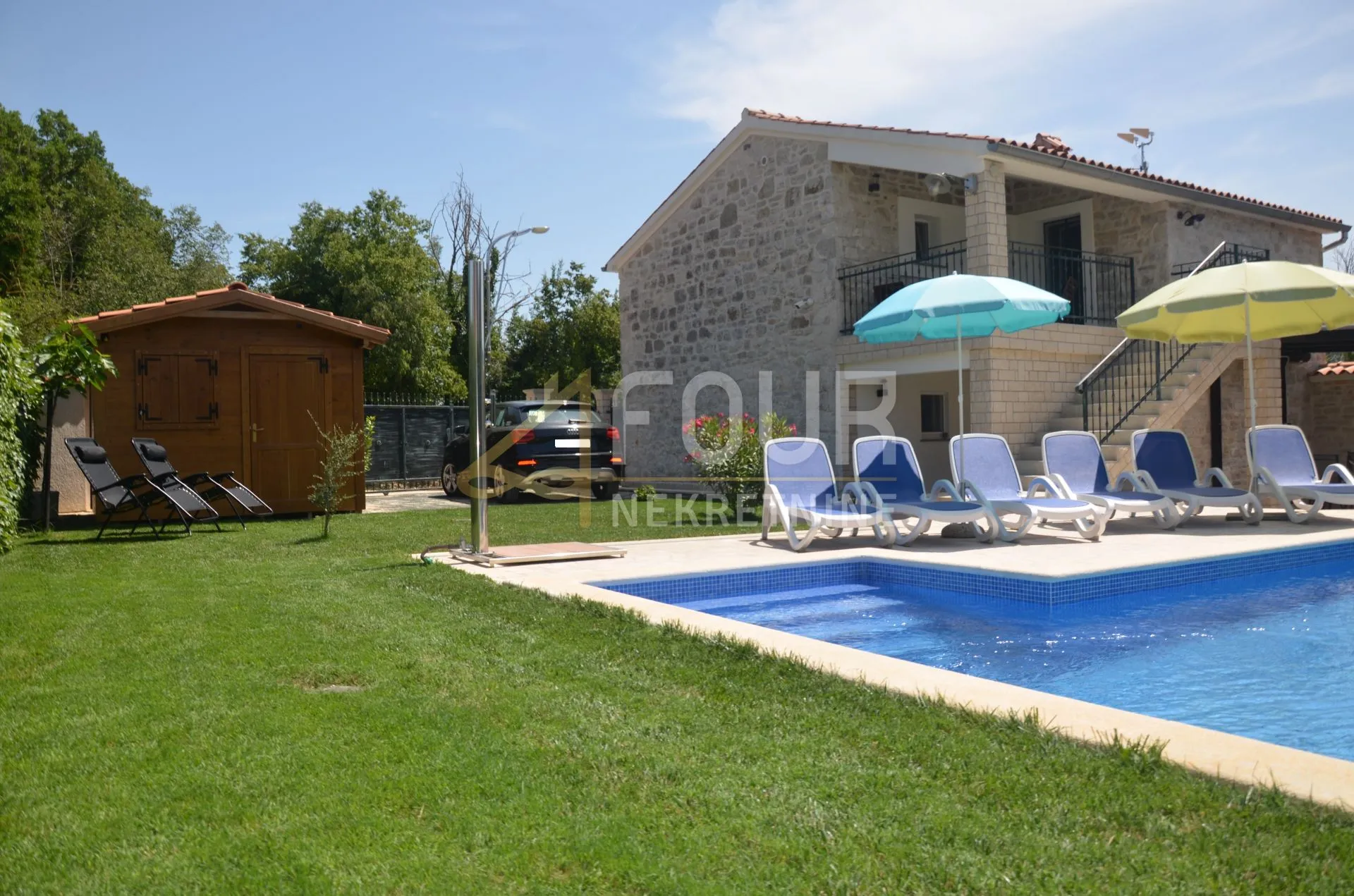 istra, poreč, kamena vila s bazenom - slika 2