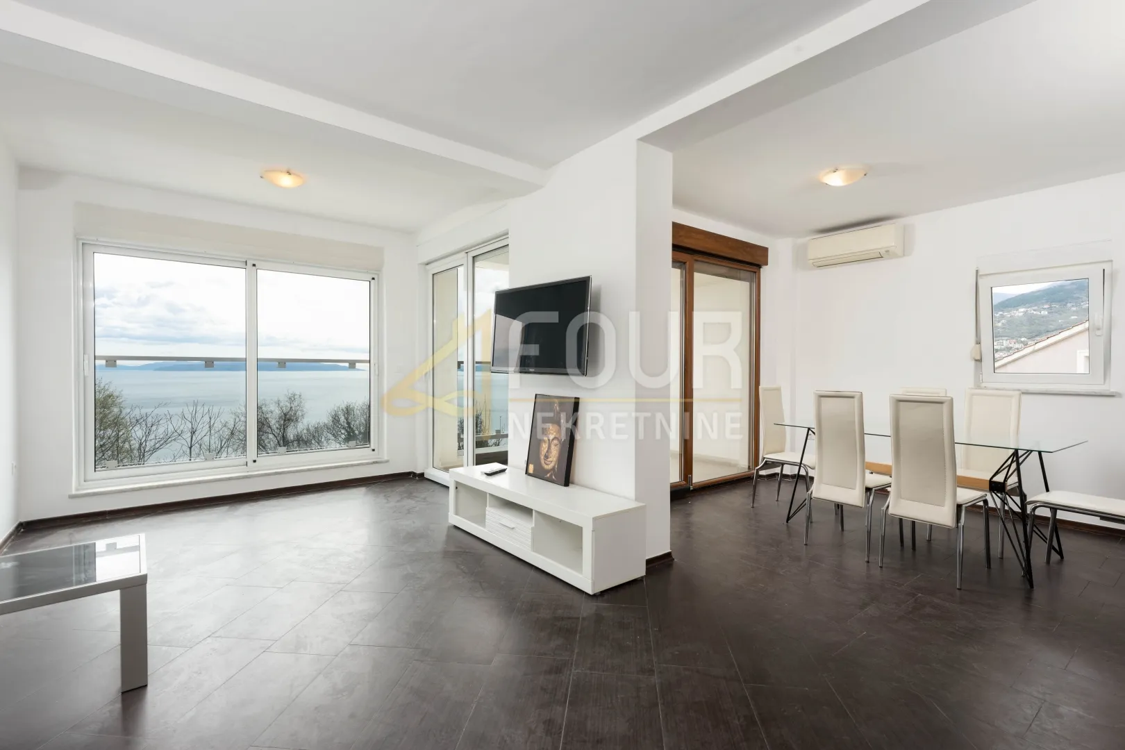 Matulji - Pavlovac, 56.67m2, 1s+db, lođa, pogled na more - Opatija