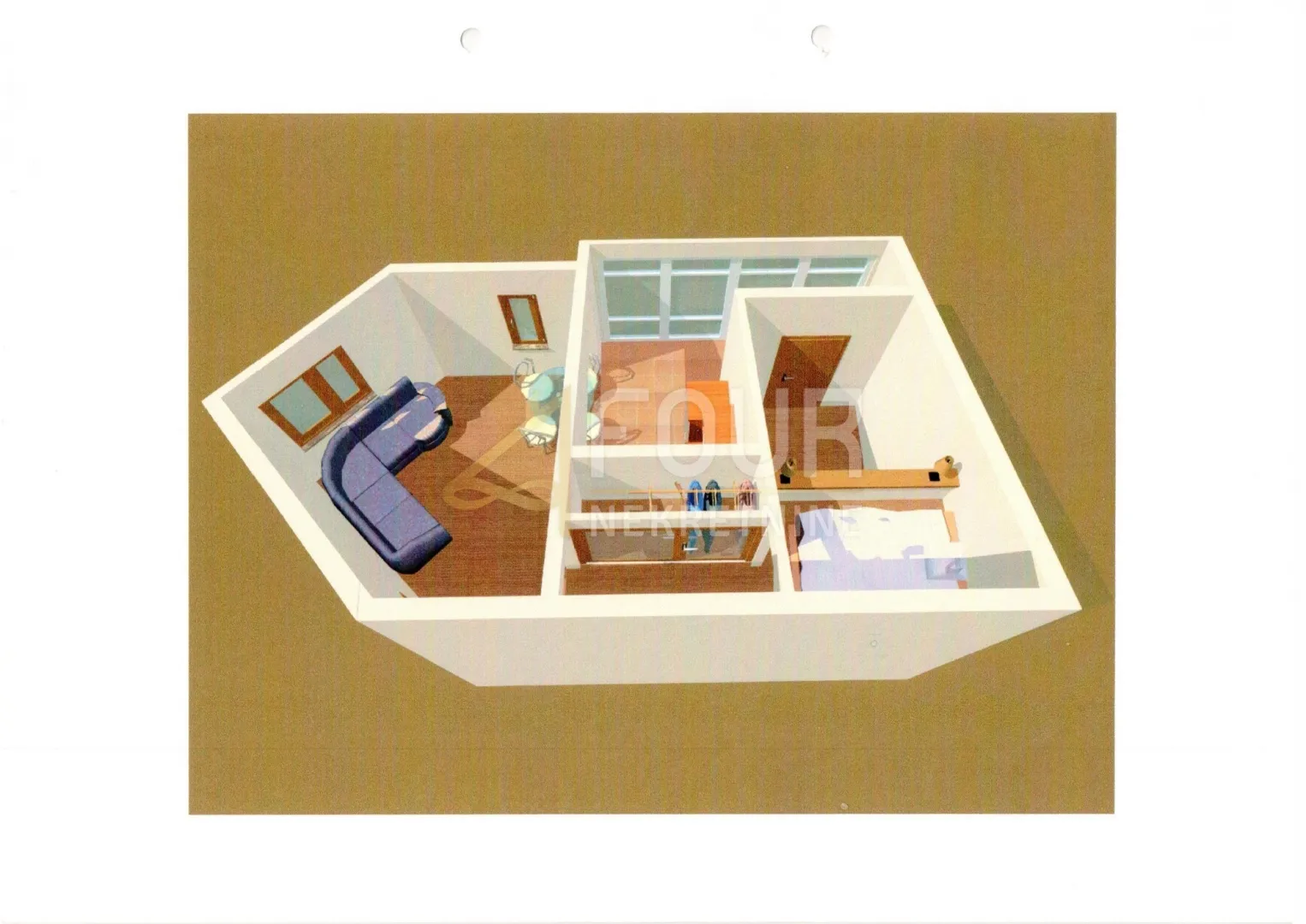istra, červar-porat, 35.20m2, 2-sobni stan - slika 8