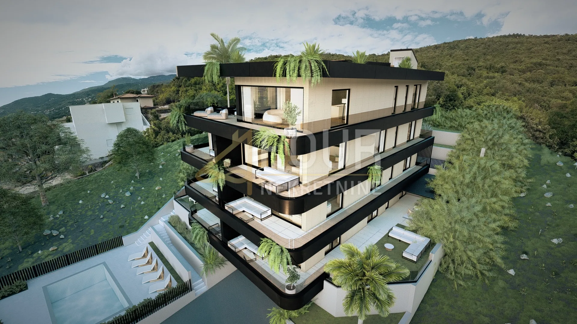 opatija, ičići, ekskluzivna novogradnja - penthouse! - slika 43