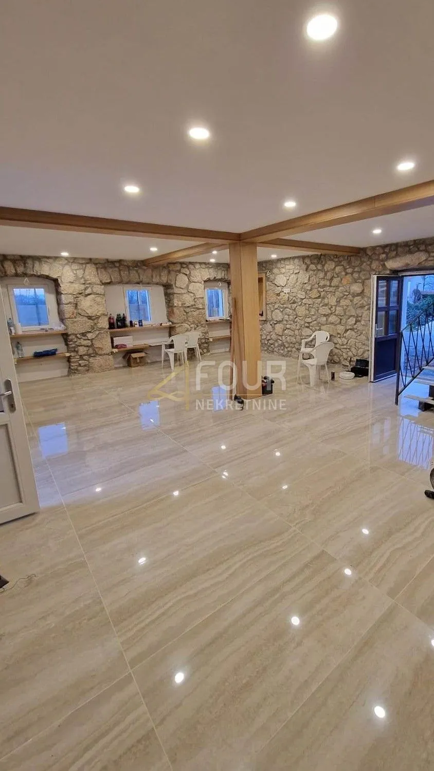 otok krk, malinska - okolica, novogradnja, kuća s bazenom - slika 4