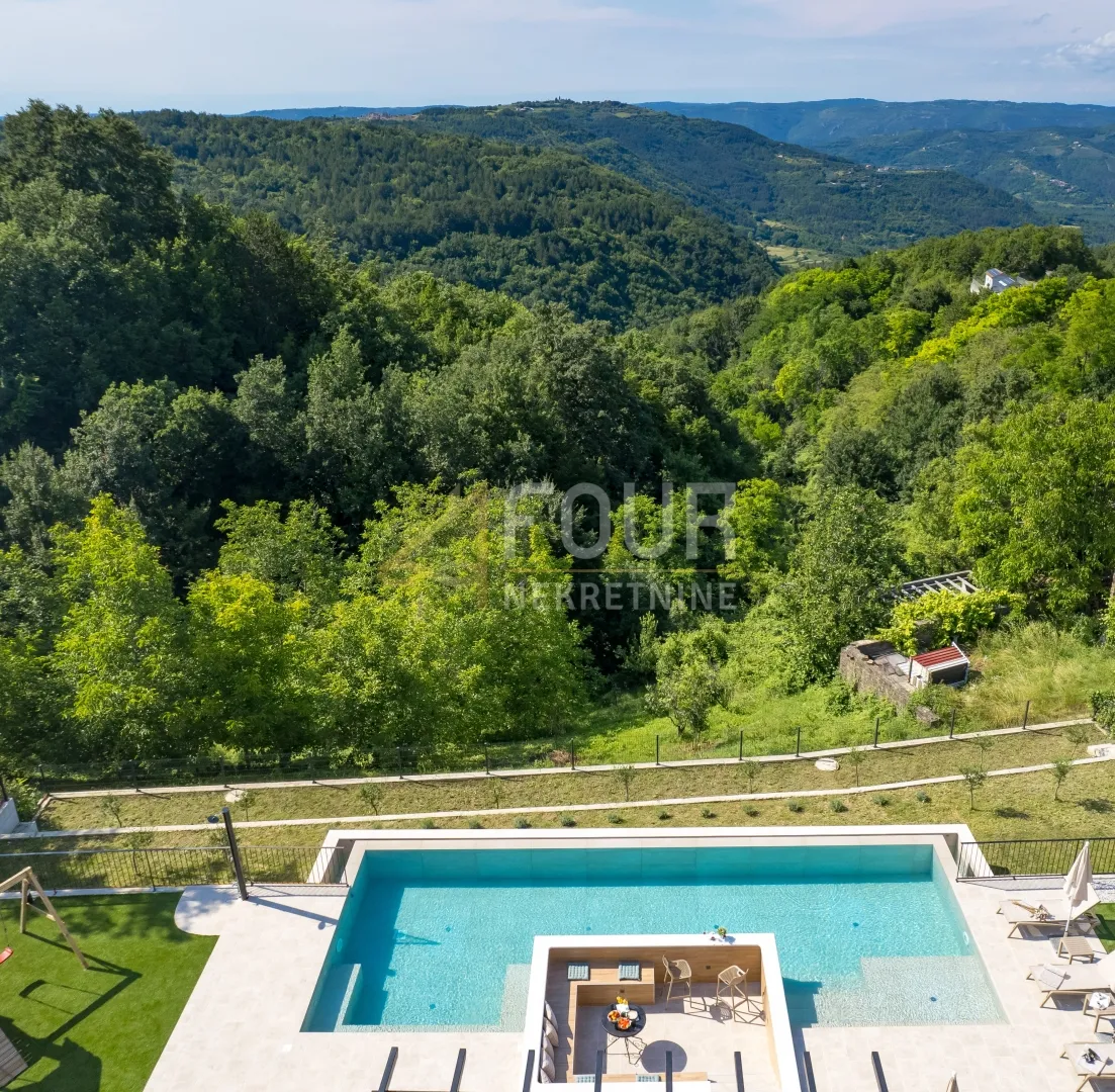 istra, pazin - okolica, samostojeća kuća s bazenom - slika 15