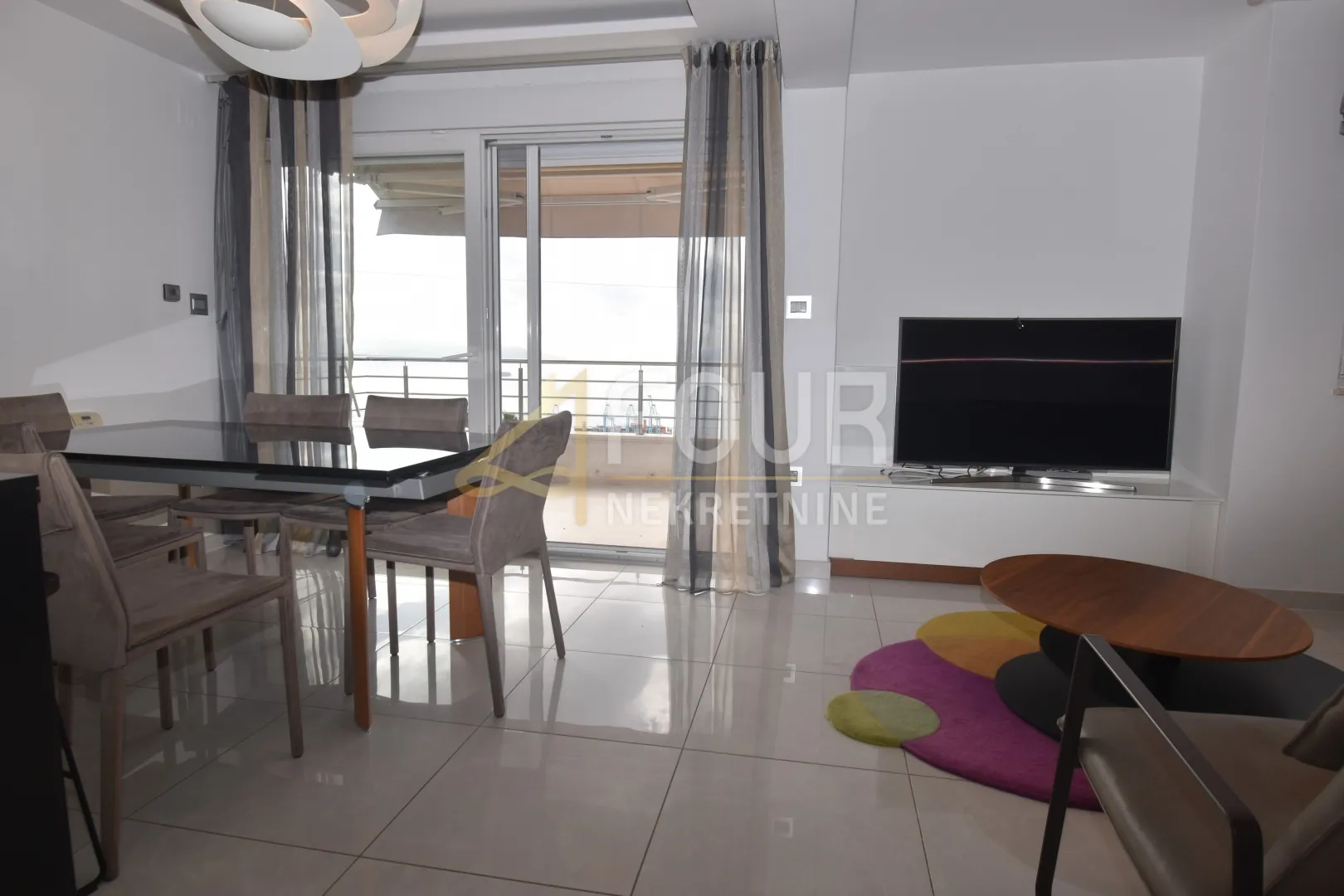 rijeka, donja drenova, 2s+db, 78.55m2, terasa, pogled na more - slika 2