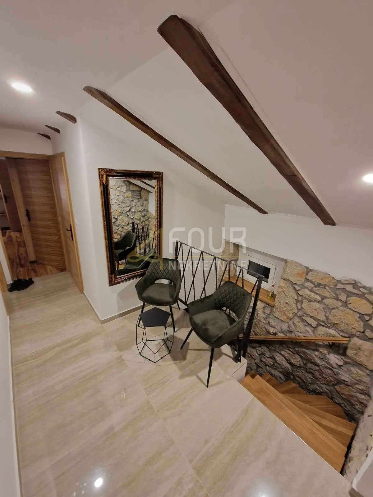 otok krk, malinska - okolica, novogradnja, kuća s bazenom - slika 7