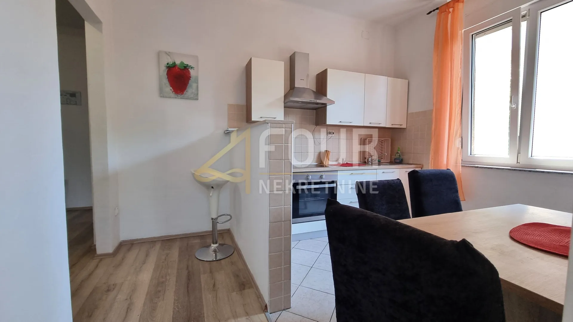 rijeka, potok, 51.62m2, namješten stan - slika 2