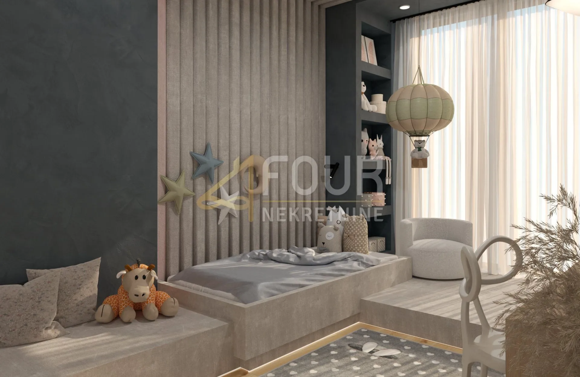 opatija, volosko, luksuzni stan, 109.48m2, 2s+db, terasa, pogled na more - slika 12